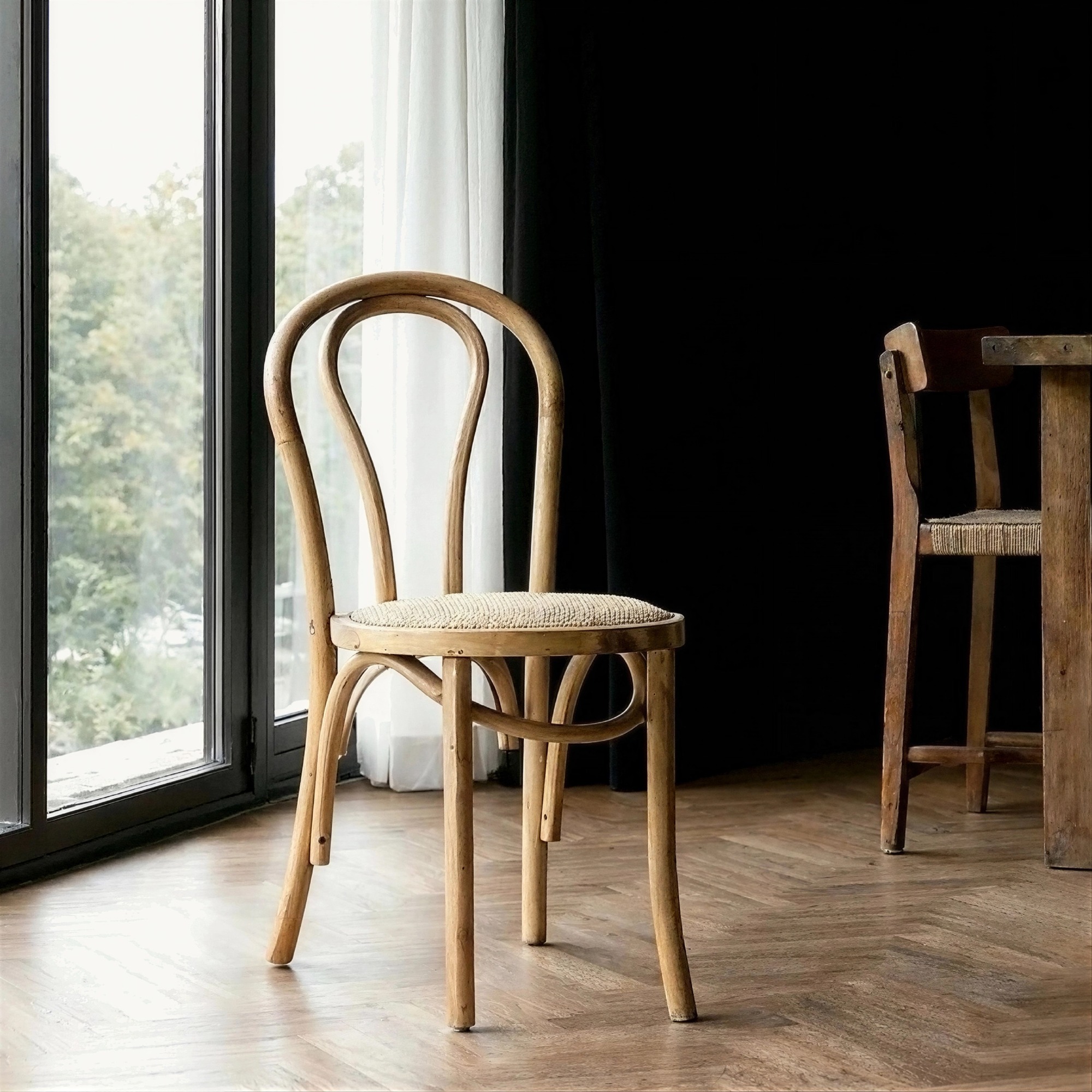 Stuhl 'Bistro' - Rattan/Natur