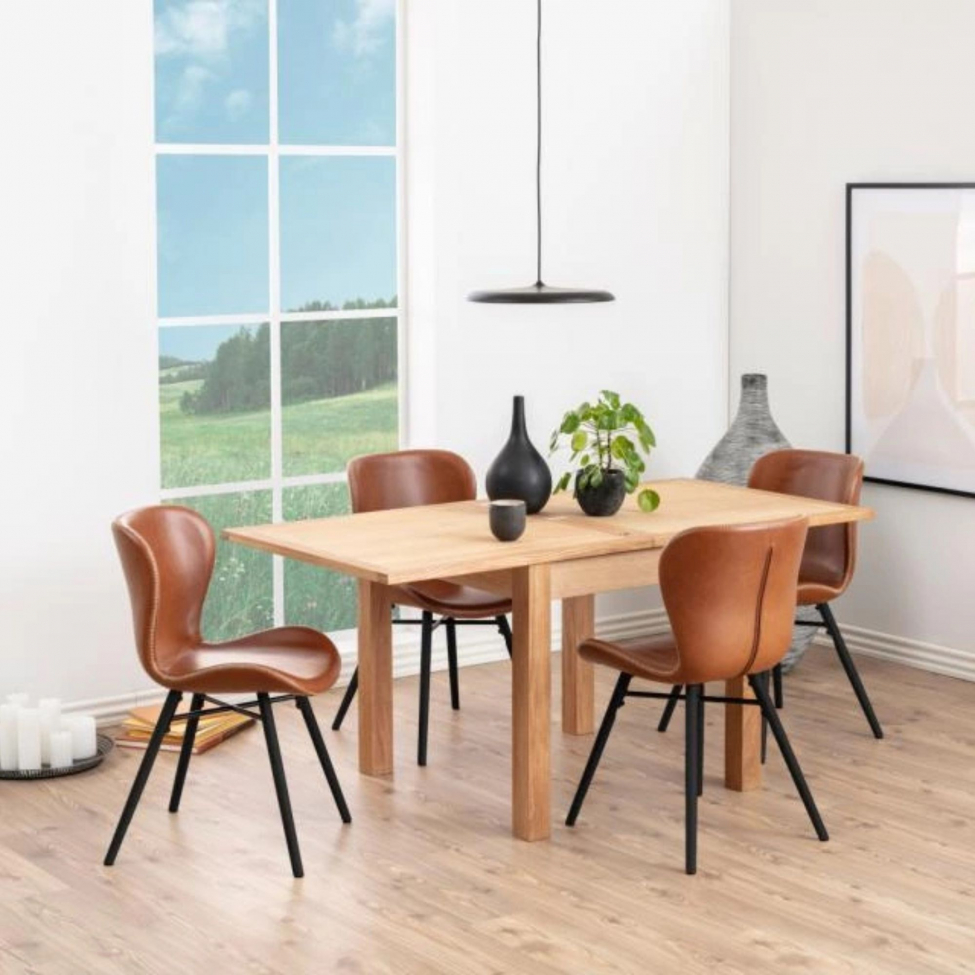 Stuhl 'Böda' - Schwarz/Braun