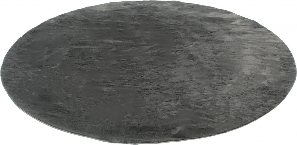 Runder Teppich 'Aranga Super Soft' - Antracit