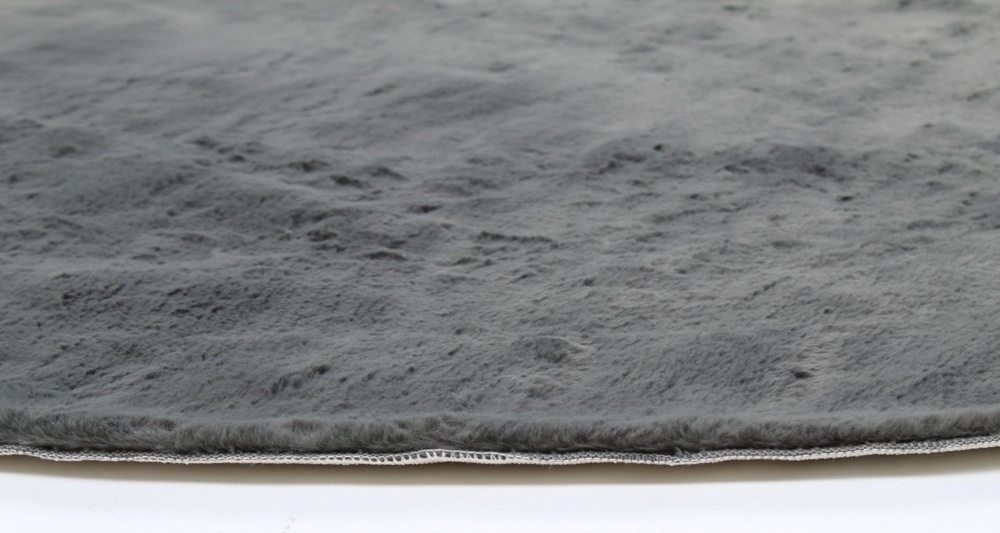 Runder Teppich 'Aranga Super Soft' - Antracit