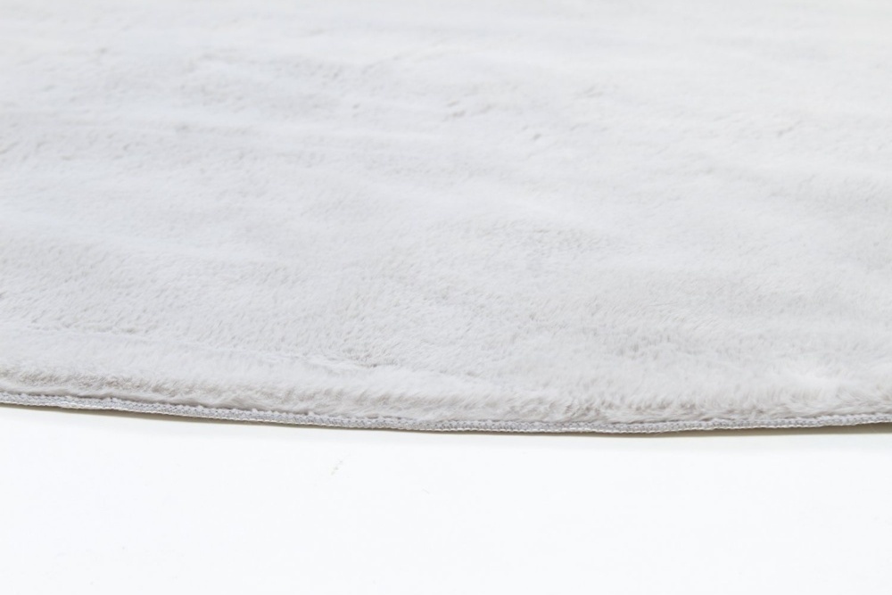 Runder Teppich 'Aranga Super Soft' – Grau
