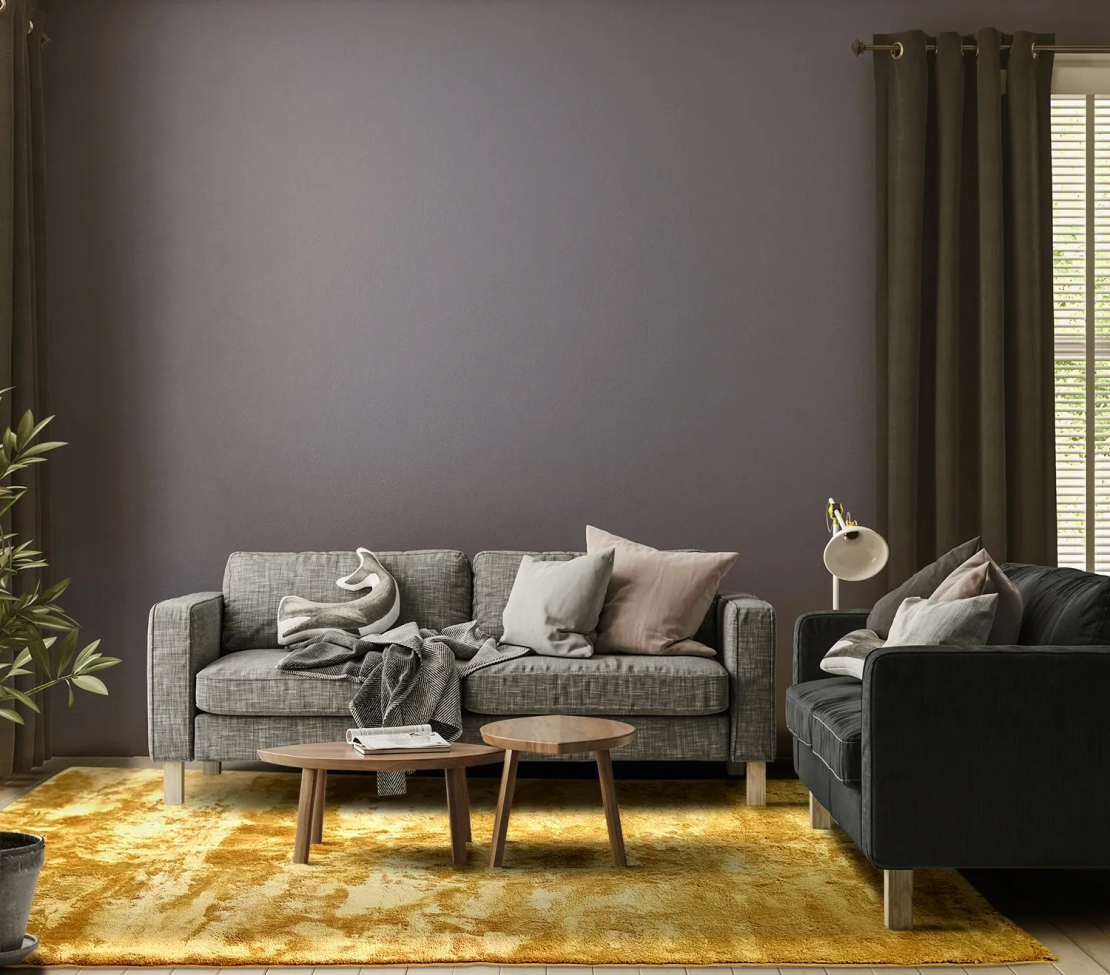 Hochflorteppich 'Aranga Super Soft' - Gelb