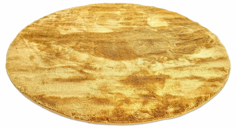 Runder Teppich 'Aranga Super Soft' - Orange