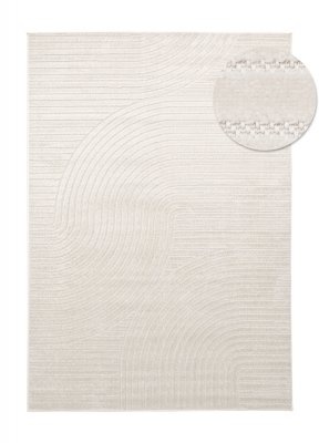 Hochflor-Teppich 'Shaggy Indoor-Outdoor' - Cream