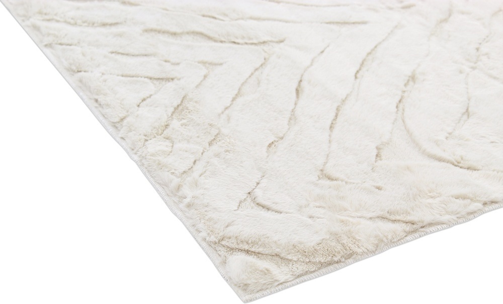 Hochflor-Teppich 'Wren' - Weiß