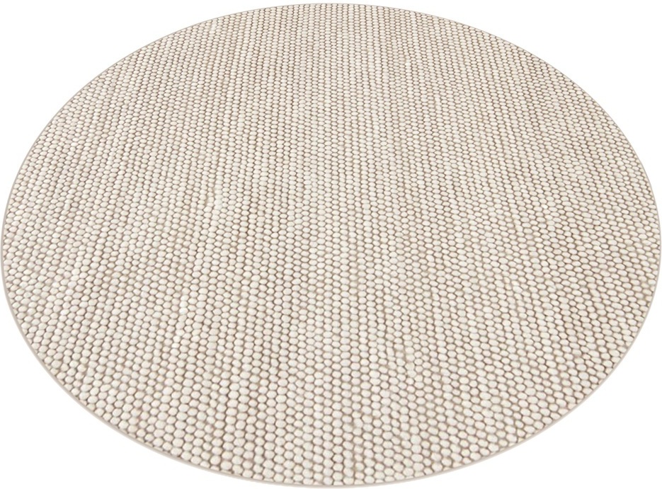 Runder Teppich 'Avafors' - Beige