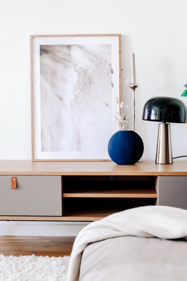 Fernsehbank 'Jylland' - Grau / Holz | Kommode - Schlafzimmer