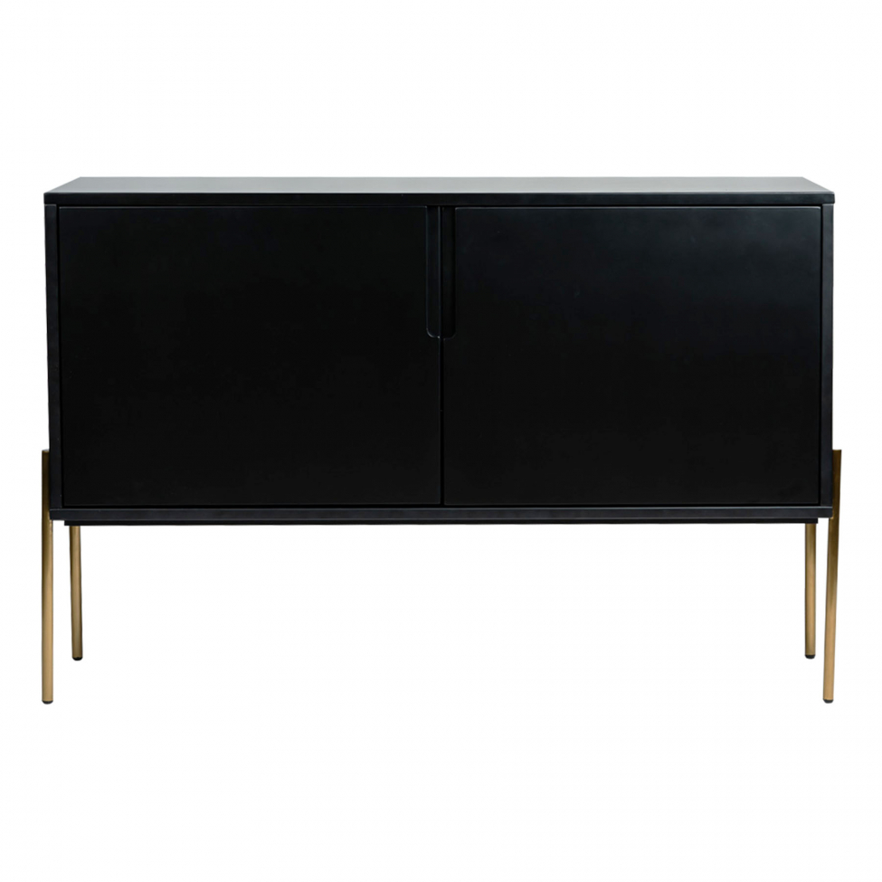 Sideboard 'Frölunda' - Schwarz/Gold