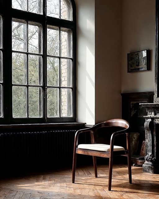 Sessel 'Aspa' - Dunkelbraun/Beige