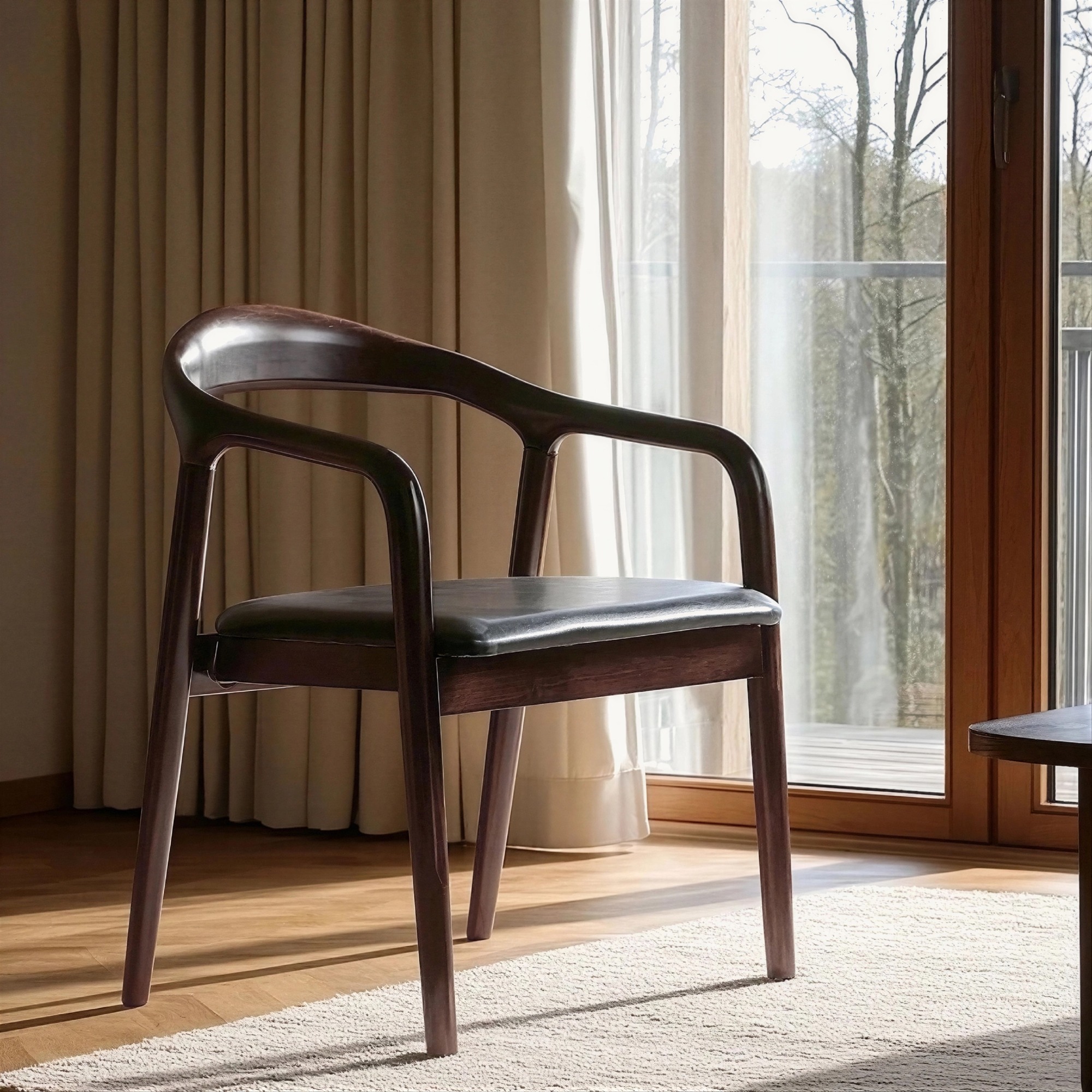 Sessel 'Aspa' - Dunkelbraun