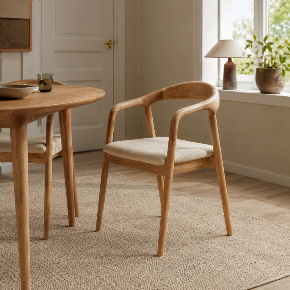 Sessel 'Aspa' - Natur/beige