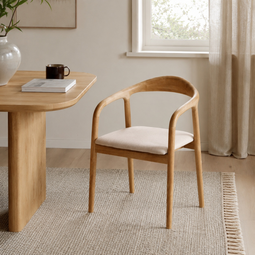 Sessel 'Aspa' - Natur/beige