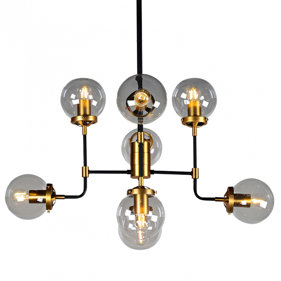 Deckenleuchte 'Chandelier' - Messing/Glas