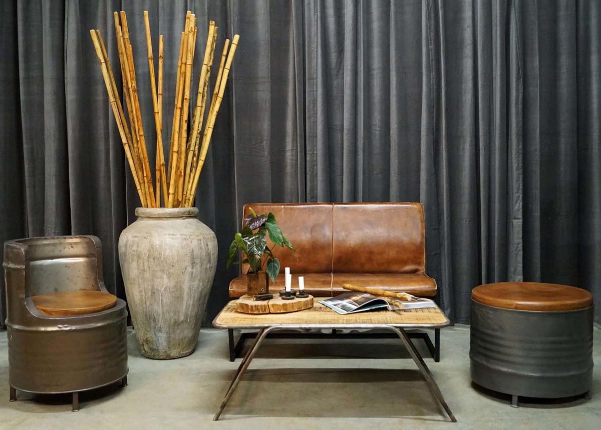 Sofa 'Helene' - Braun