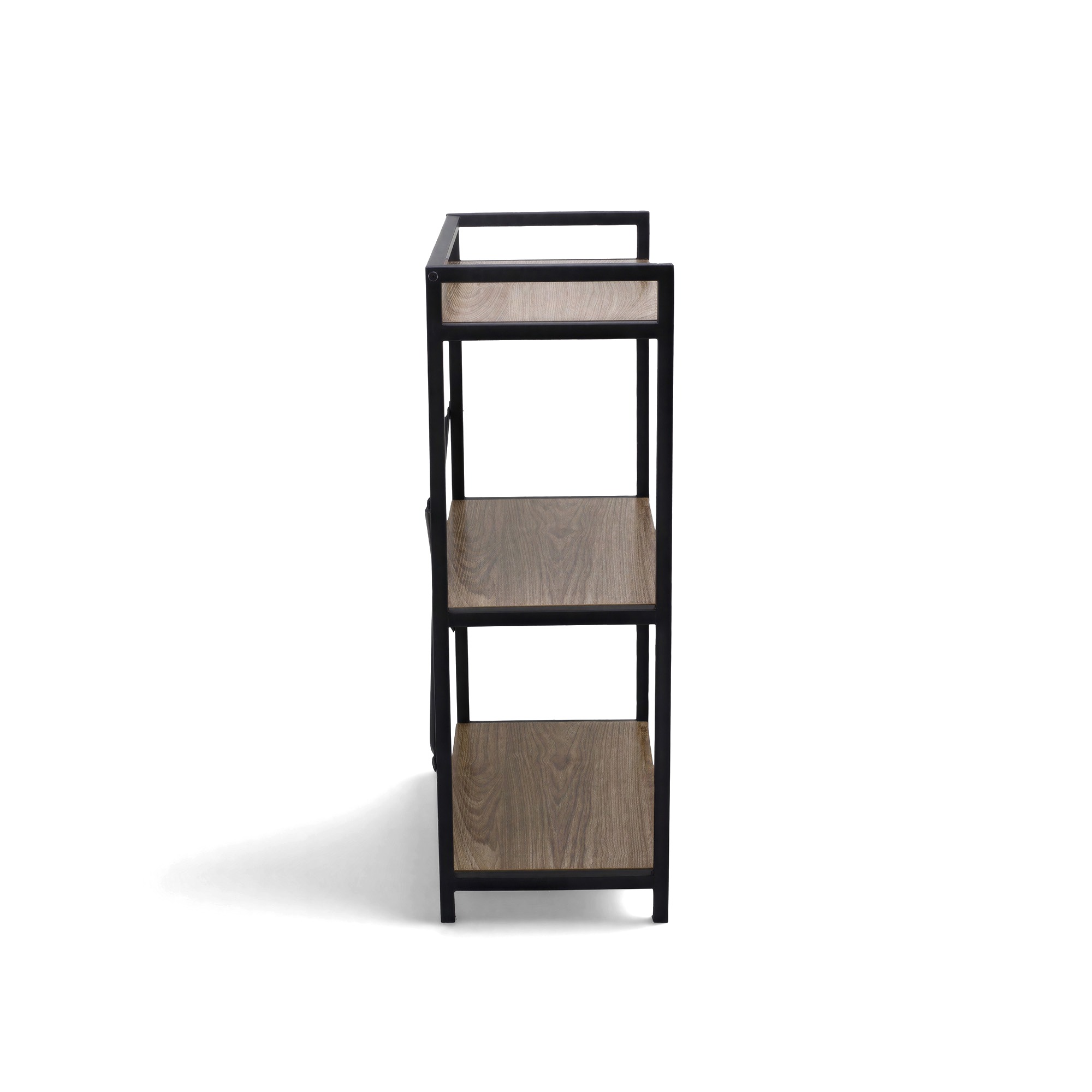 Regal 'Tre' - Schwarz/Holz
