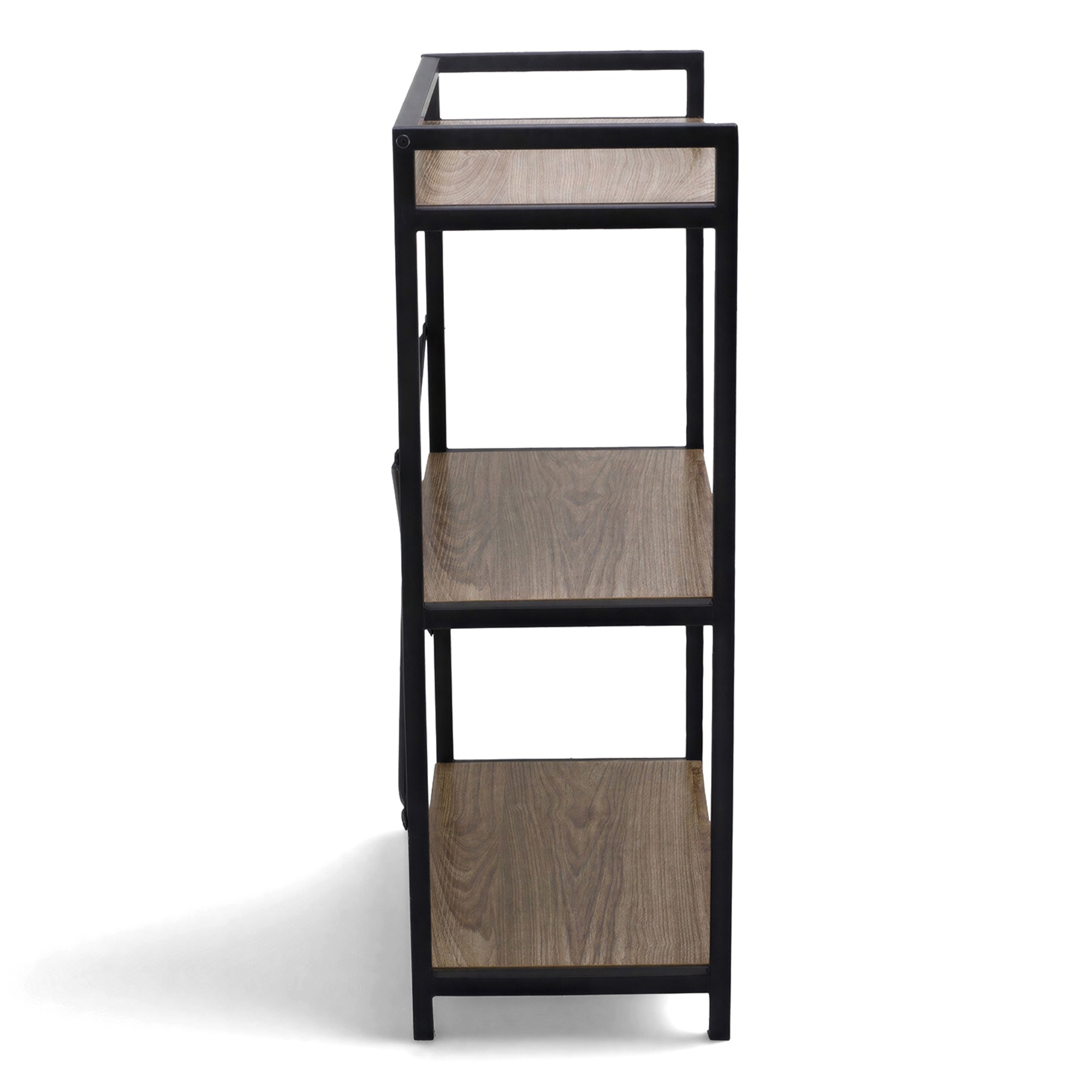 Regal 'Tre' - Schwarz/Holz