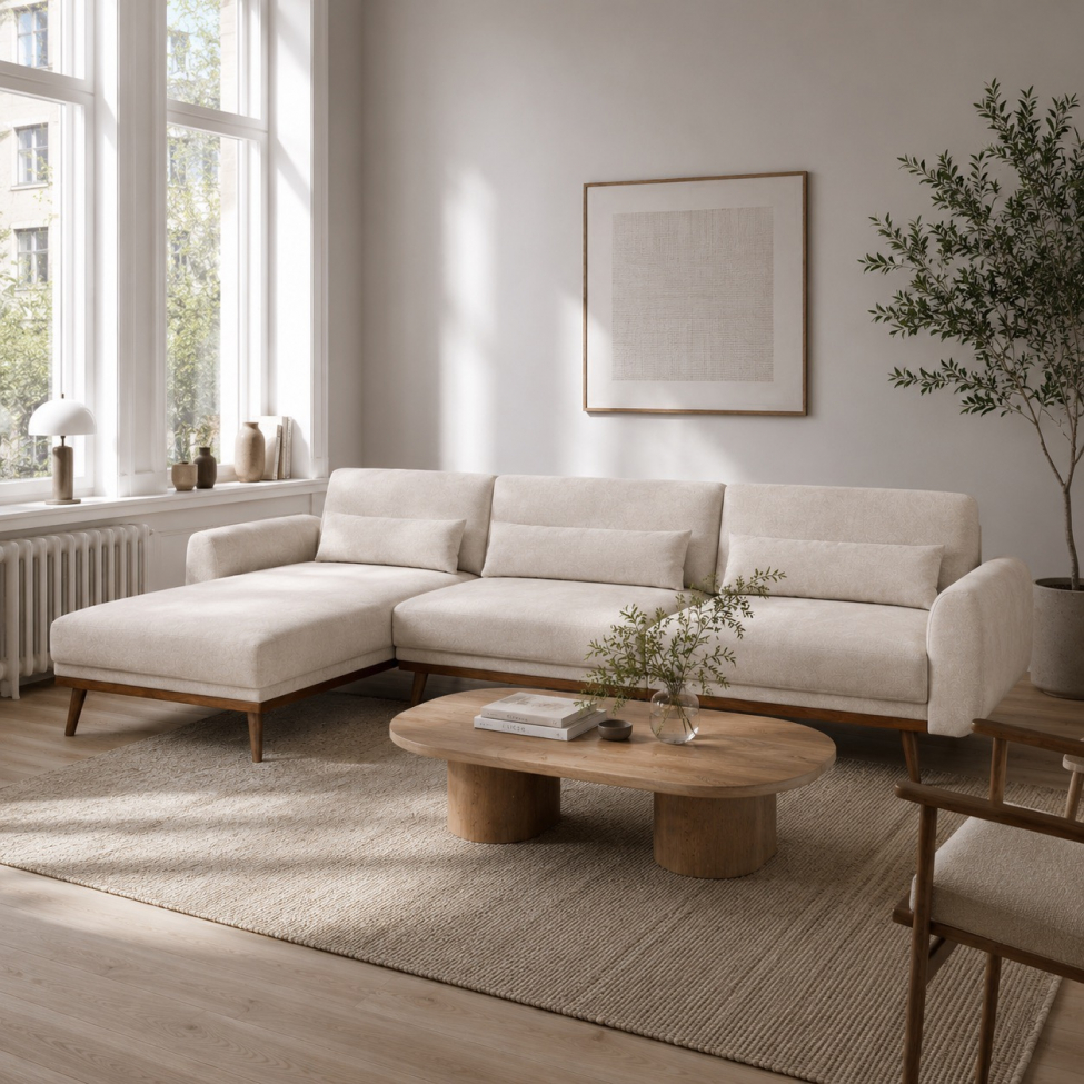 Schlafsofa 'Texas' - Beige