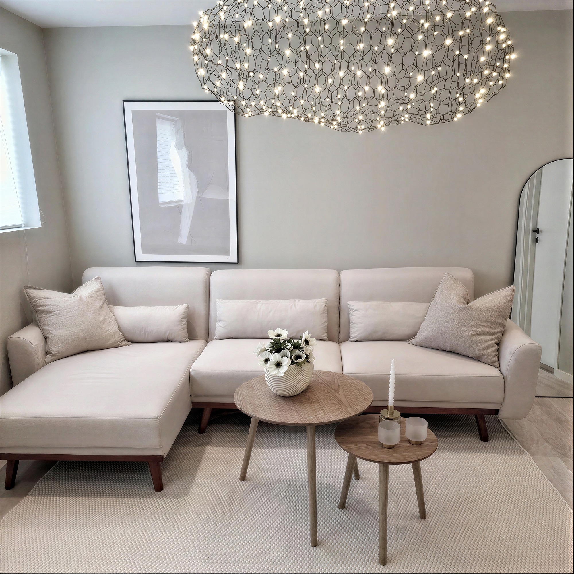 Schlafsofa 'Texas' - Beige