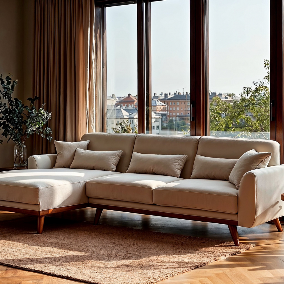 Schlafsofa 'Texas' - Beige