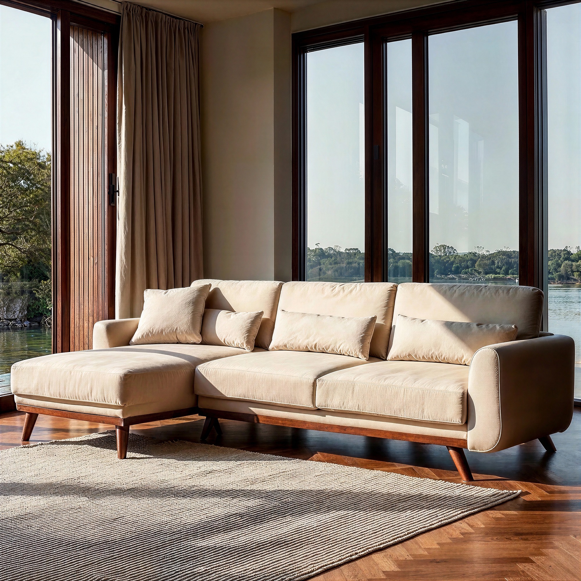 Schlafsofa 'Texas' - Beige