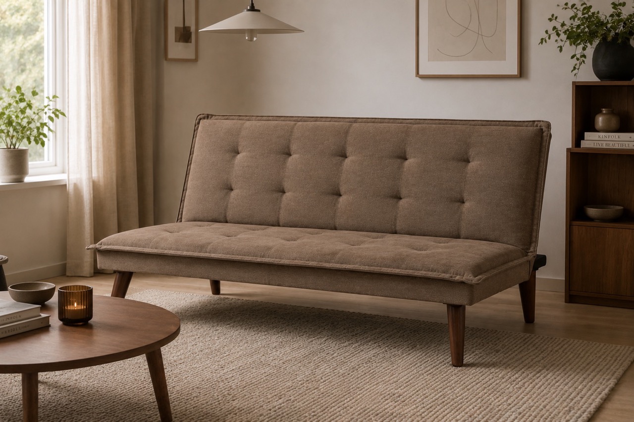 Schlafsofa 'Eukalyptus' - Beige