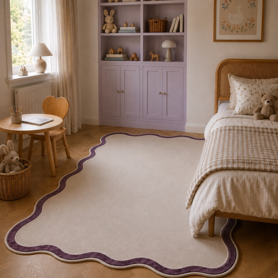 Teppich 'Aureline' - Grau/Lila