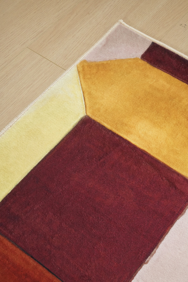 Teppich 'Oralia' 160x230 cm - Rot/Mehrfarbig