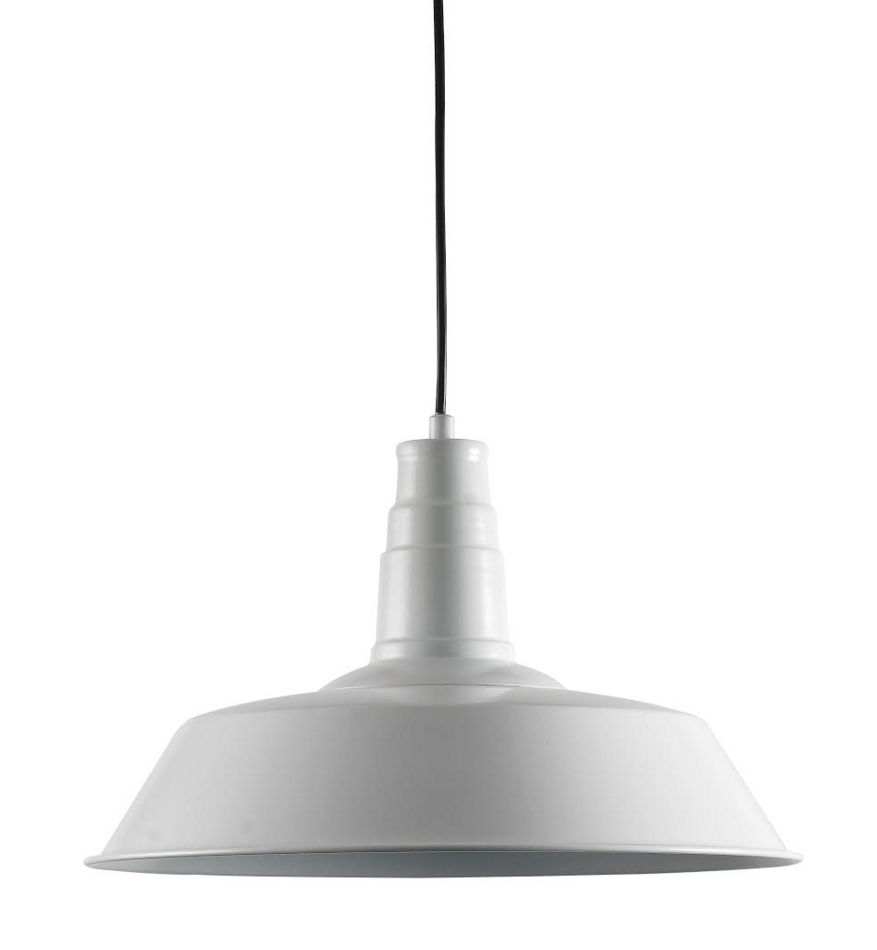 Deckenlampe Vintage Barn 36cm - Weiß