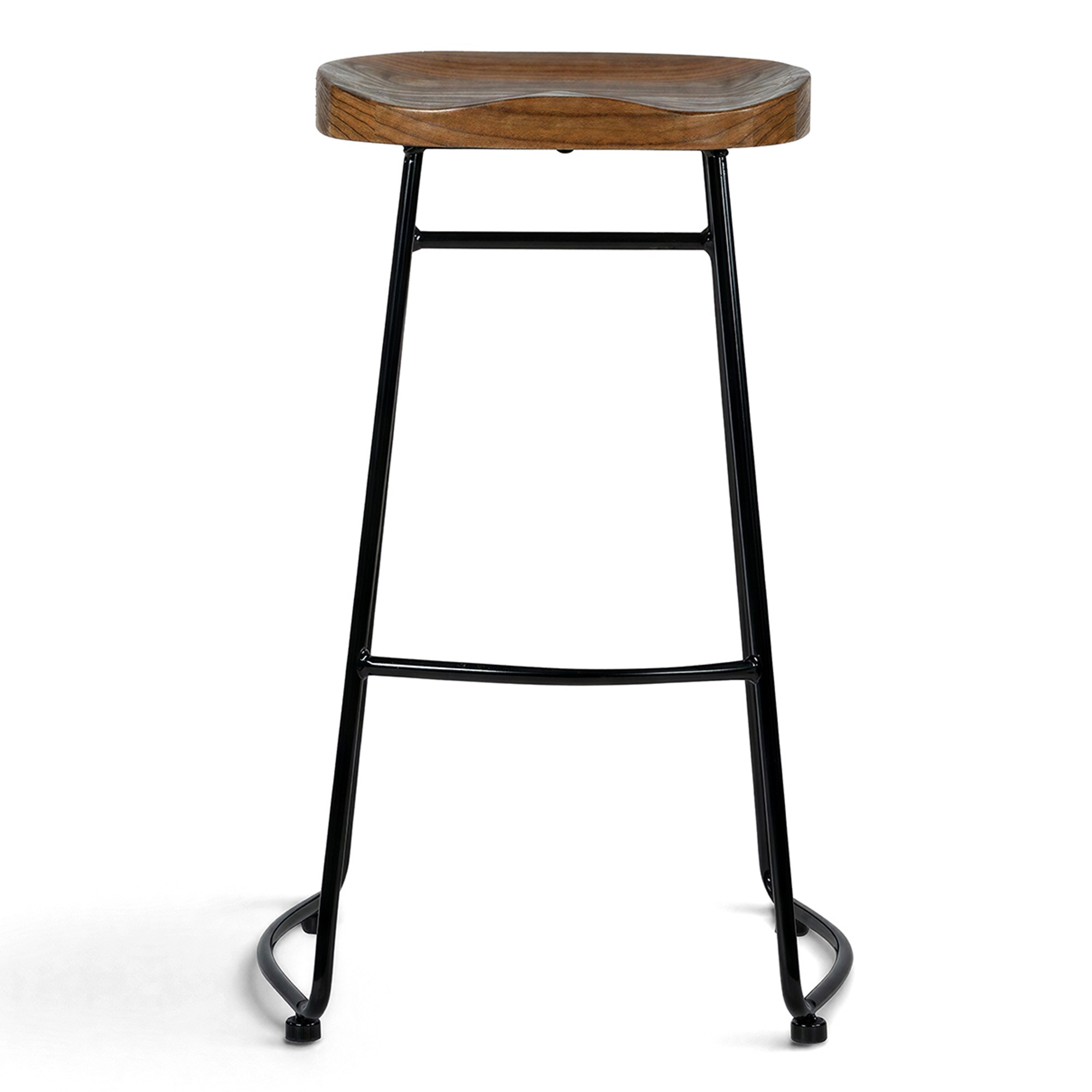 Hocker 'Em' - Natur/Schwarz