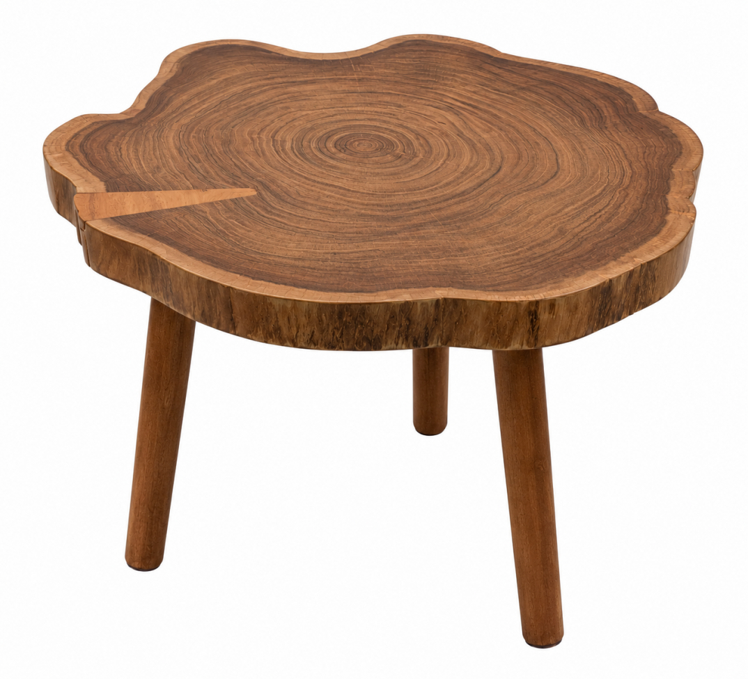Runder Couchtisch 'Earth' - Natur