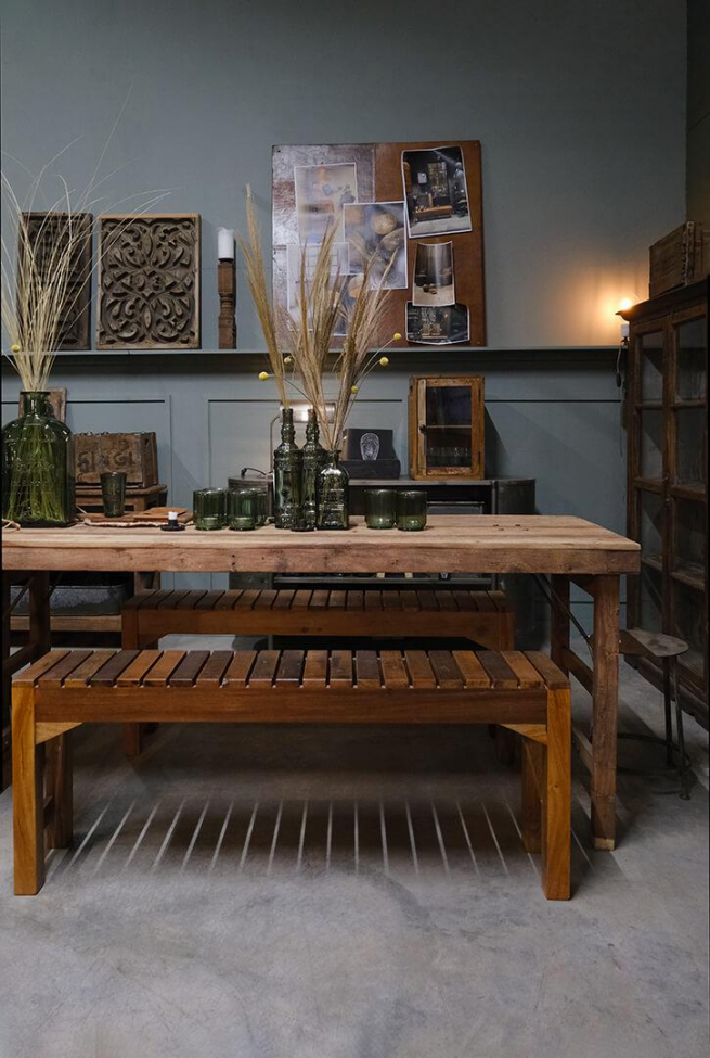 Alte Holzbank Vintage - Holz