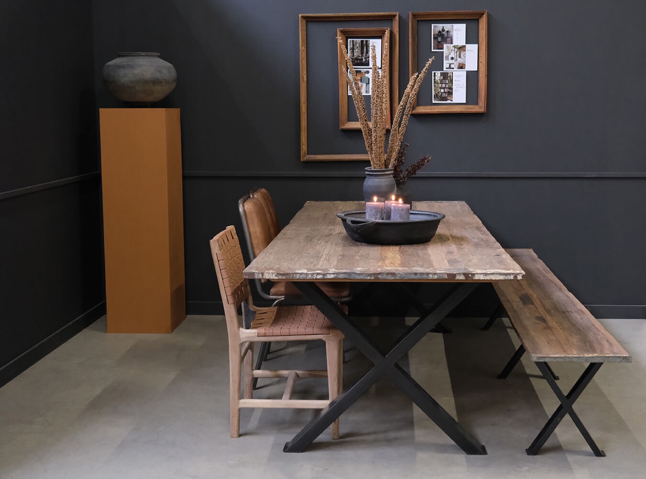 Bank 'Poovar' - Holz