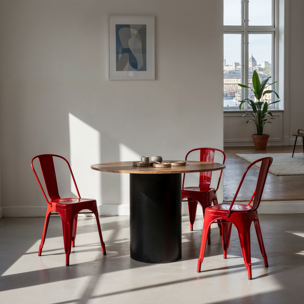 Stuhl 'Montmartre' - Rot lackiert