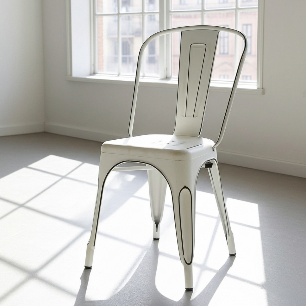 Stuhl 'Montmartre' - Vintage Weiß