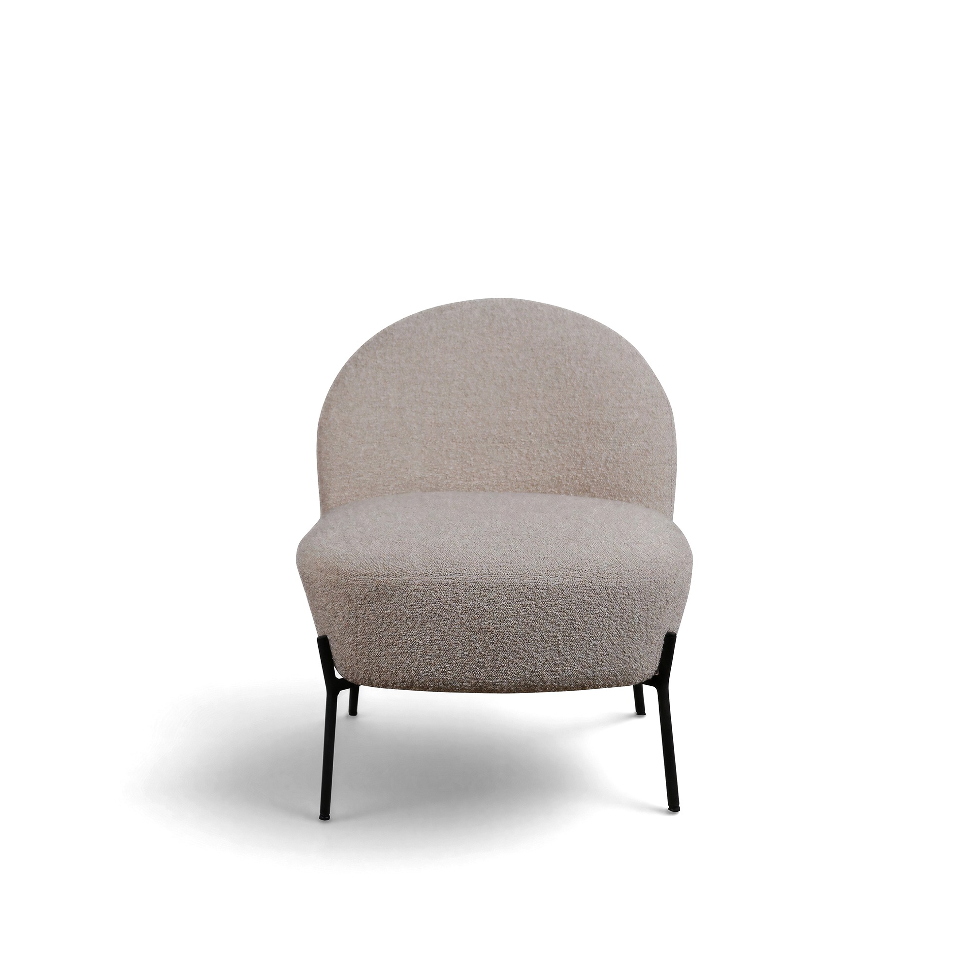 Sessel 'Gori' - Beige/Bouclé