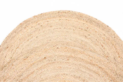 Runder Teppich 'Flätan' 250cm - Jute