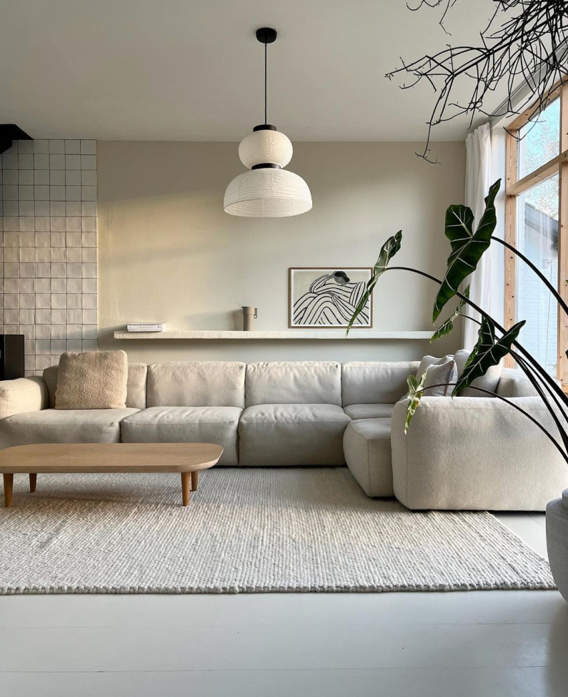 Wollteppich 'Avafors' 240x340cm - Beige
