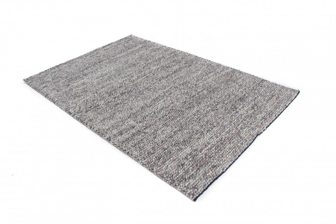 Wollteppich 'Avafors Wool Bubble' 140x200cm - Grau