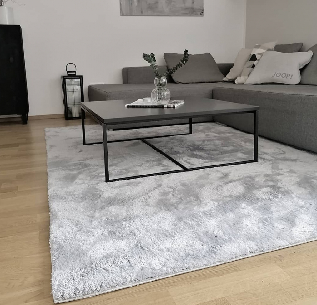 Hochflorteppich 'Aranga Super Soft' 200x300cm - Grau