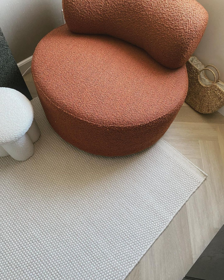 Wollteppich 'Coastal' 200x290cm - Creme