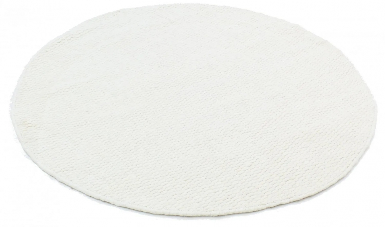 Runder Teppich 'Cartmel' 120cm - Offwhite