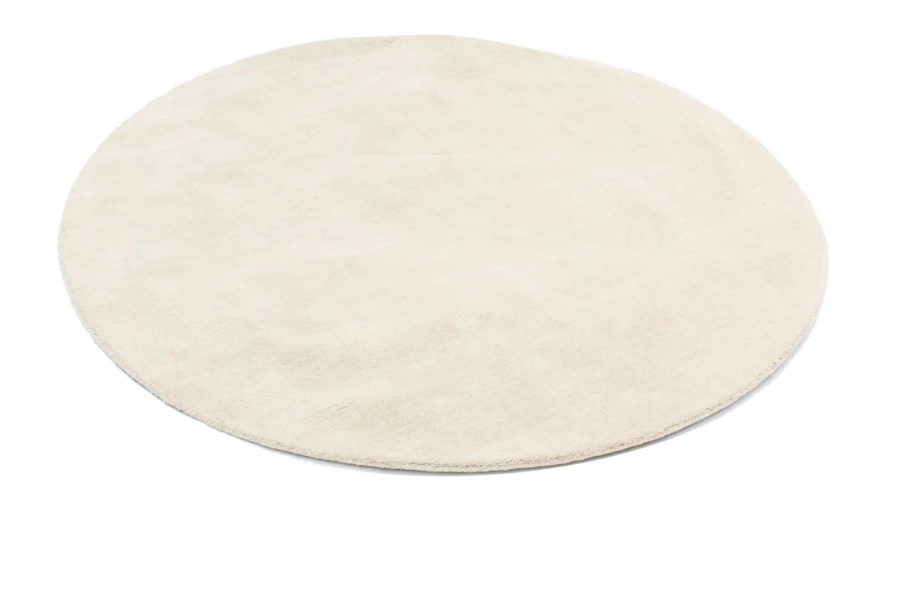 Runder Teppich 'Ella' 120cm - Creme