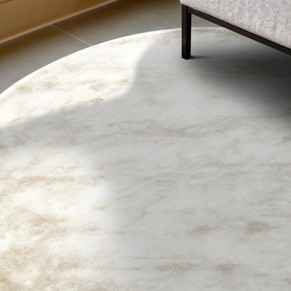 Runder Teppich 'Jodhpur' 200cm - Offwhite