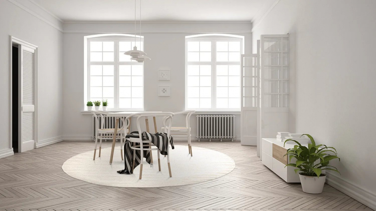 Runder Teppich 'Hamilton' 120cm - Natur