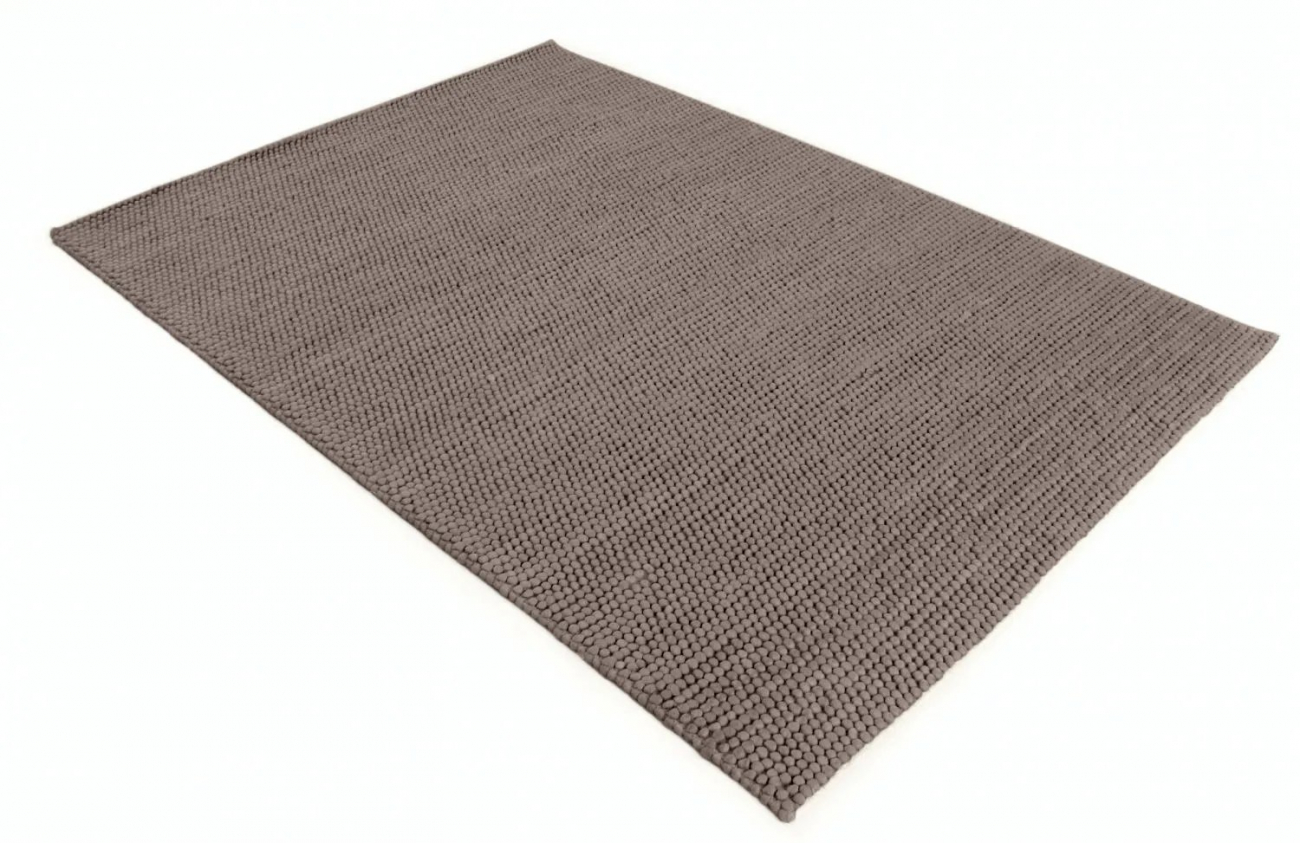 Wollteppich 'Avafors Wool Bubble' 200x290cm - Braun