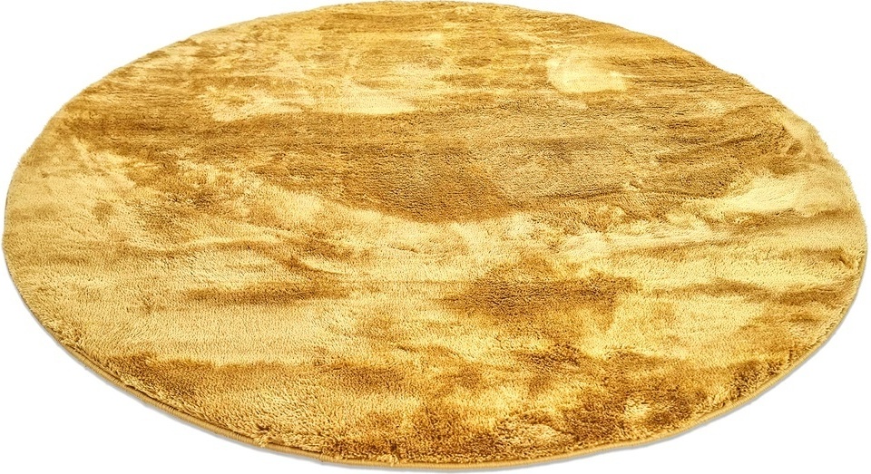 Runder Teppich 'Aranga Super Soft' 200cm – Gelb