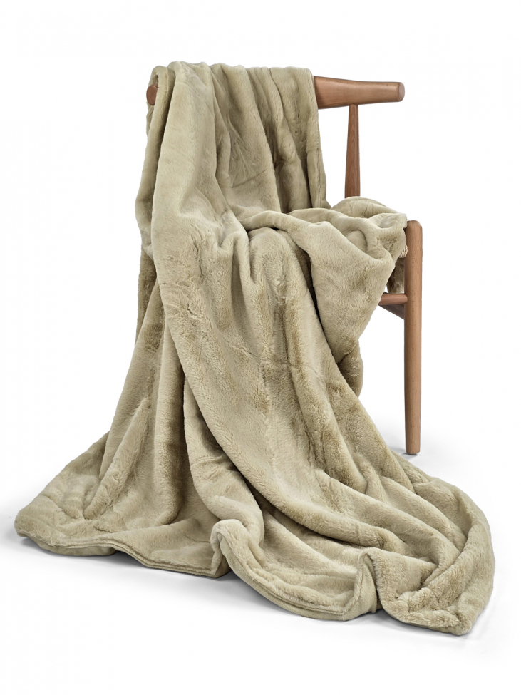 Tagesdecke 'Aranga Super Soft Throw' 130 x 170 cm – Hellgrün