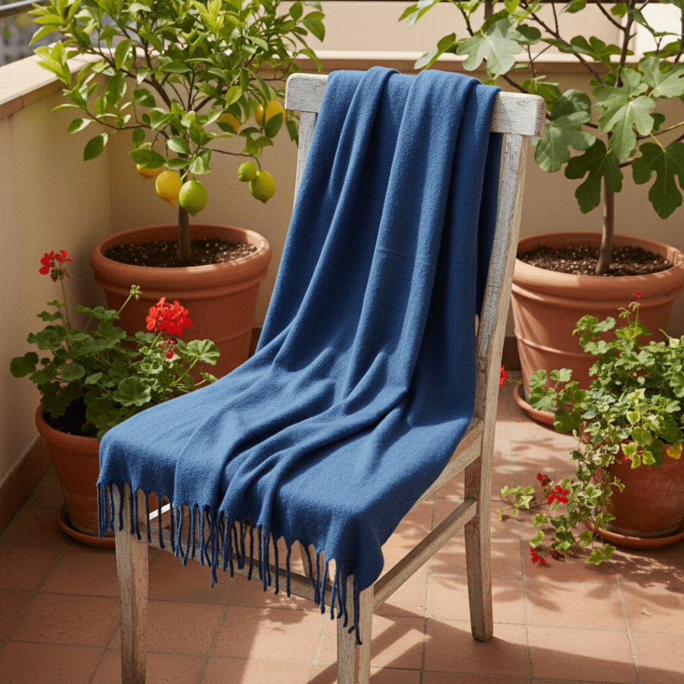 Karomuster 'Samantha', 130 x 170 cm – Marineblau