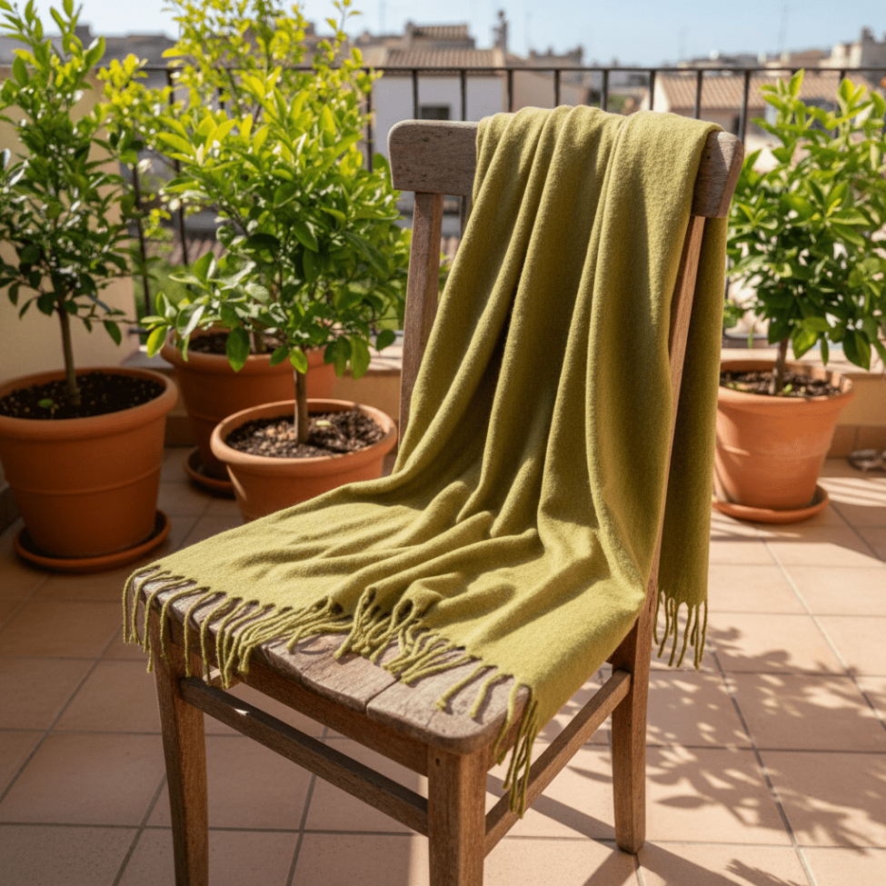 Karomuster 'Samantha', 130 x 170 cm – Olivgrün