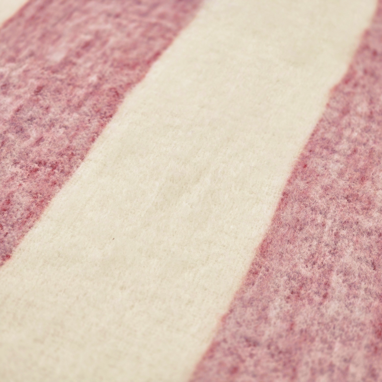 Karomuster 'Beatriz Stripe' 130 x 170 cm – Rot/Weiß